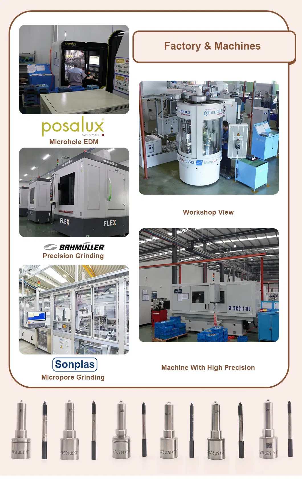 Dlla158p1096/093400-1096, Diesel Common Rail Injector Nozzle for Injector 095000-5471 095000-5470